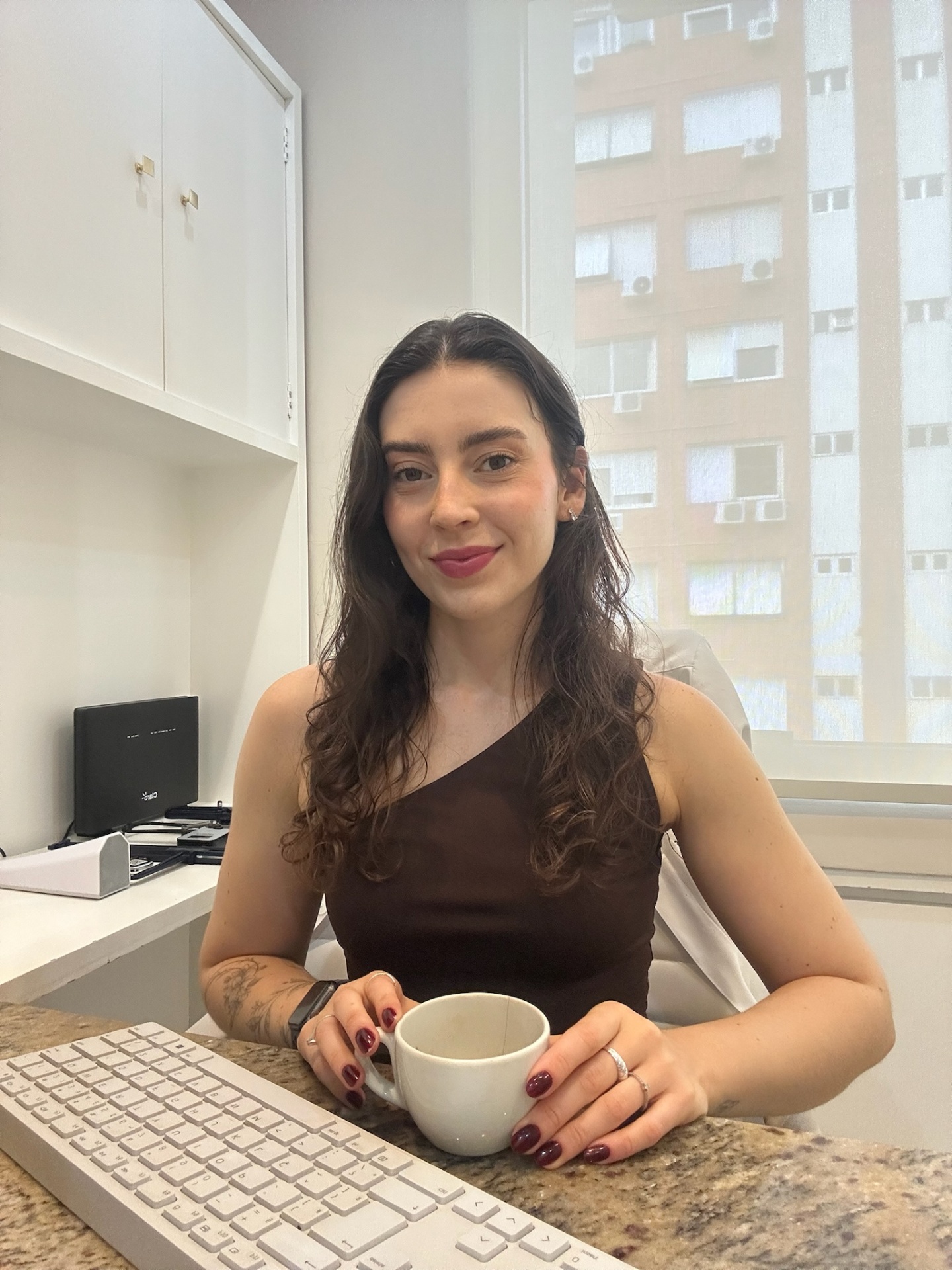 Mariana Cardoso no consultório
