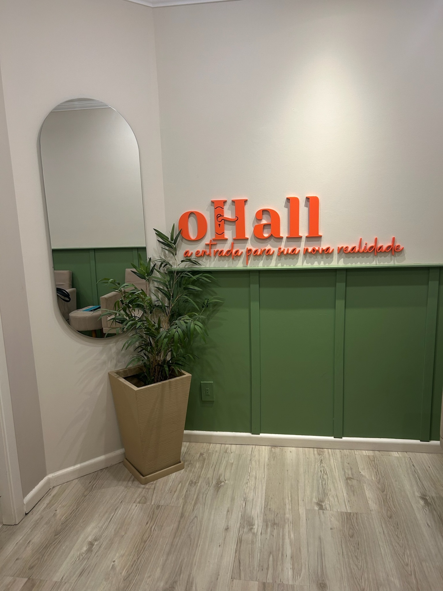 Entrada do consultório oHall
